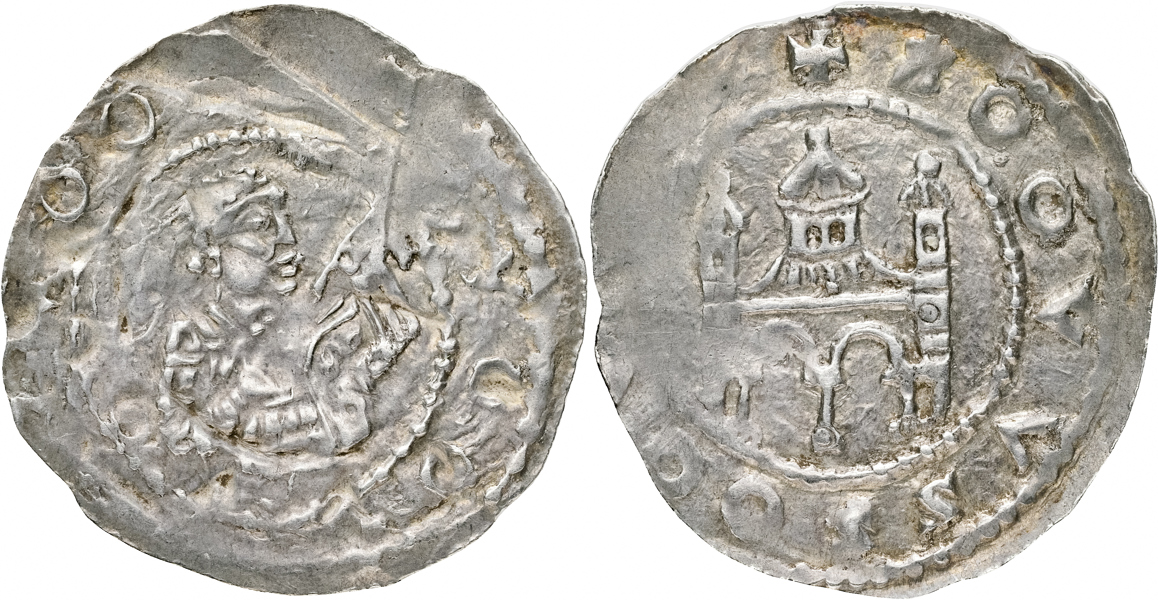 GERMANY. Heinrich IX / Heinrich X. Regensburg. Dünnpfennig