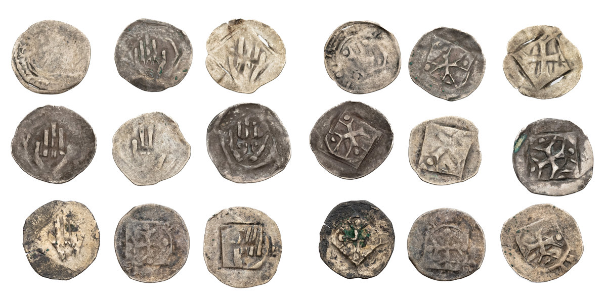 GERMANY. Schwäbish Hall. Handheller. Lot of 9