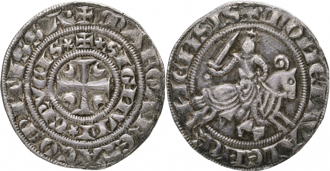 NETHERLANDS. Margaret of Constantinople. Valanciennes. Petit gros