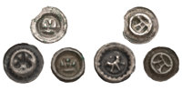POLAND. Pomerania. Bracteates. Lot of 3