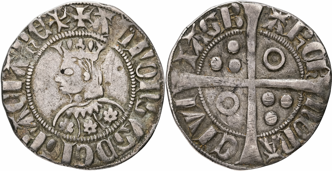 SPAIN. Alfonso III. Barcelona. Croat