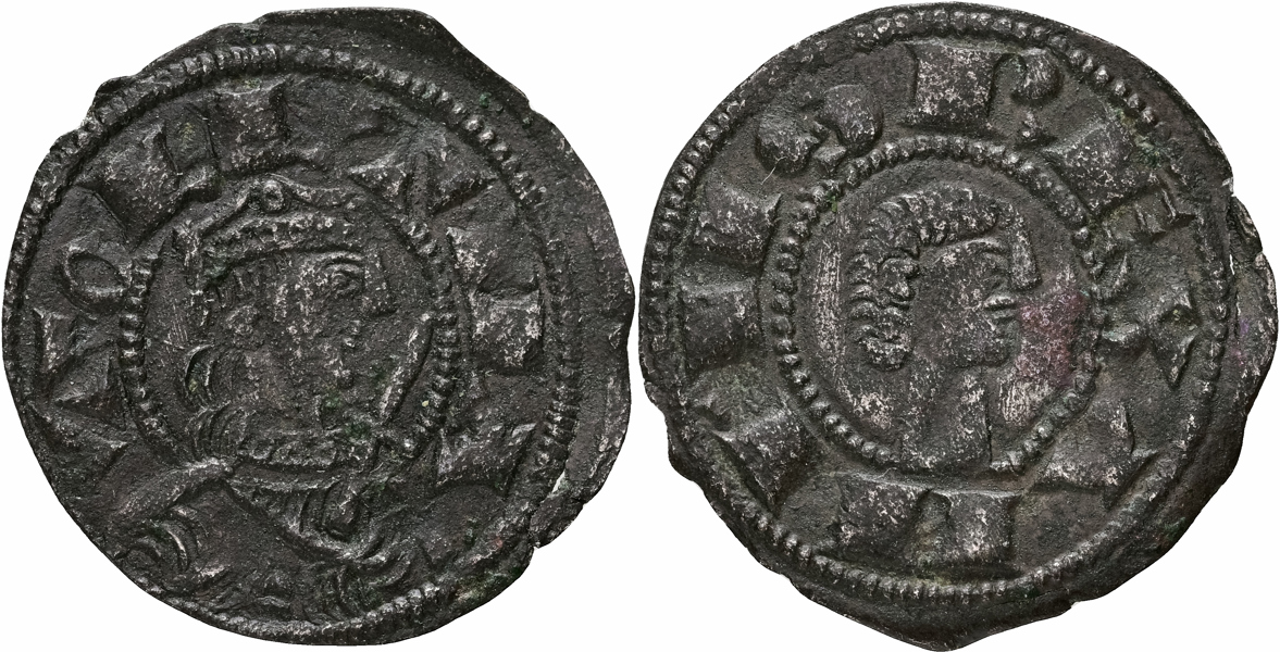 SPAIN. Alfonso VIII. Toledo. Dinero