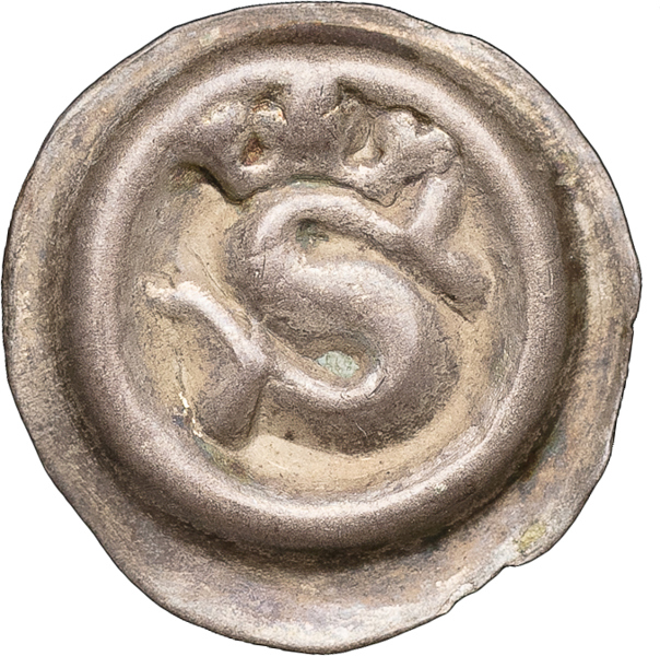 ALBREKT AV MECKLENBURG (1364-1389). SÖDERKÖPING. Penning.