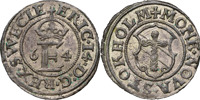 ERIK XIV (1560-1568). STOCKHOLM. 1/2 öre 1564.