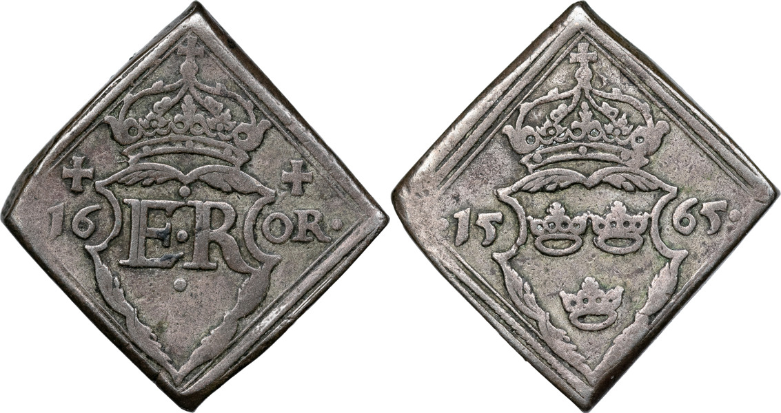 ERIK XIV (1560-1568). STOCKHOLM. 16 öre 1565.