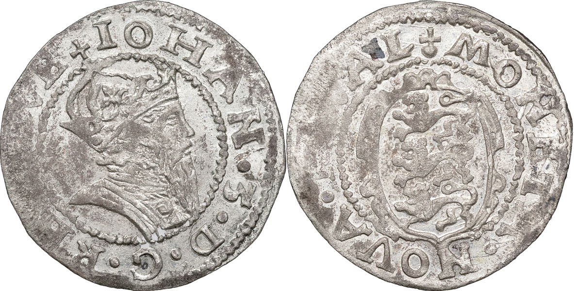 JOHAN III (1568-1592). REVAL. Ferding utan årtal.