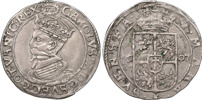 KARL IX (1604-1611). STOCKHOLM. 1/2 mark 1607.