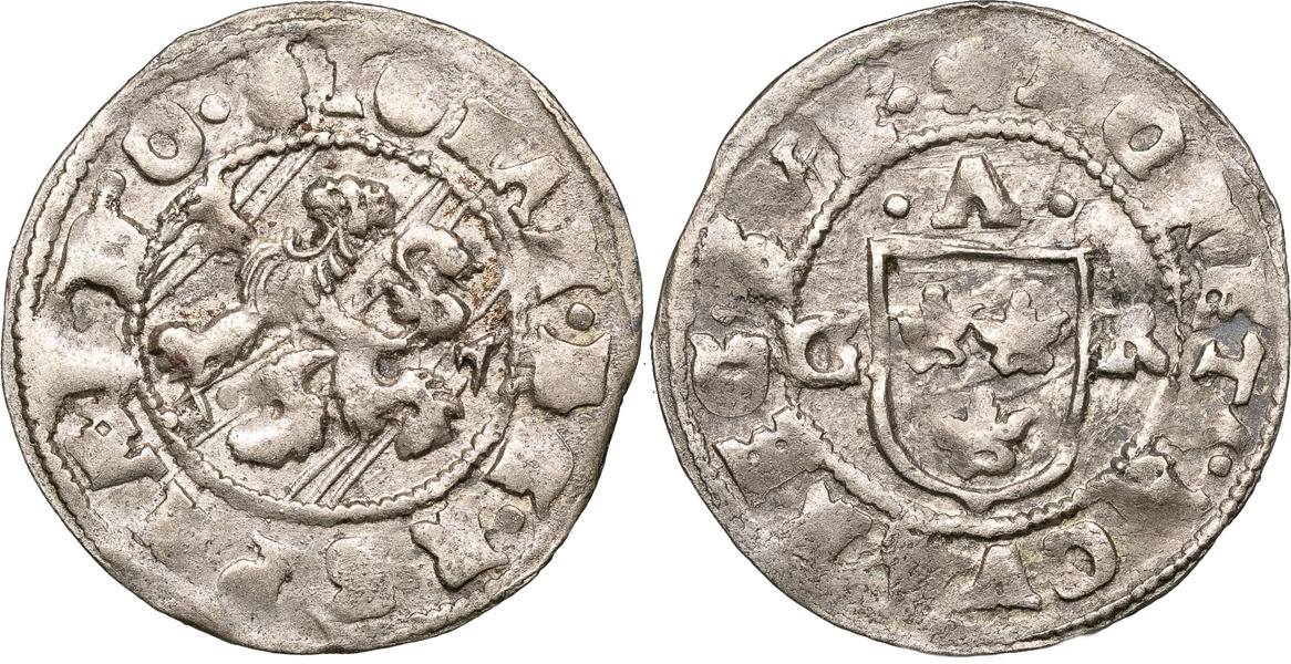 JOHAN, HERTIG AV ÖSTERGÖTLAND (1606-1618). SÖDERKÖPING. Öre 1617.
