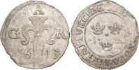 GUSTAV II ADOLF (1611-1632). STOCKHOLM. Öre 1613.