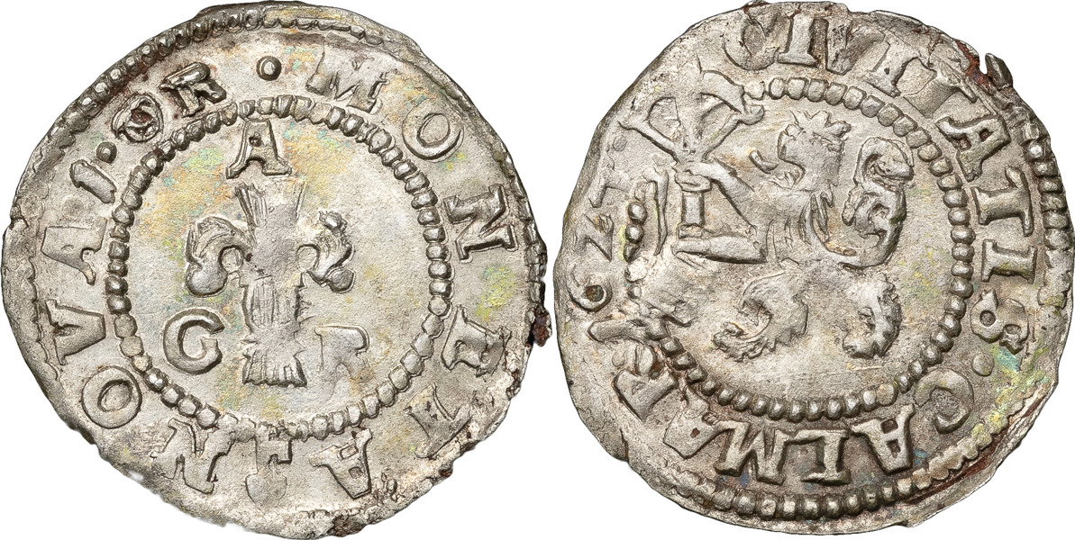 GUSTAV II ADOLF (1611-1632). KALMAR. Öre 1624.