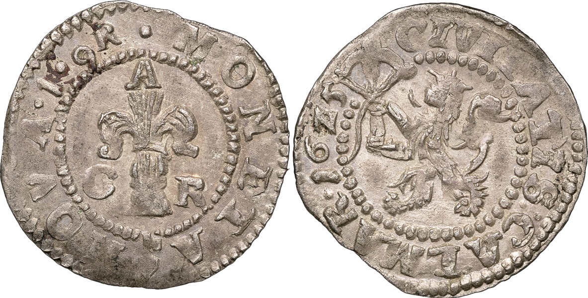 GUSTAV II ADOLF (1611-1632). KALMAR. Öre 1625.