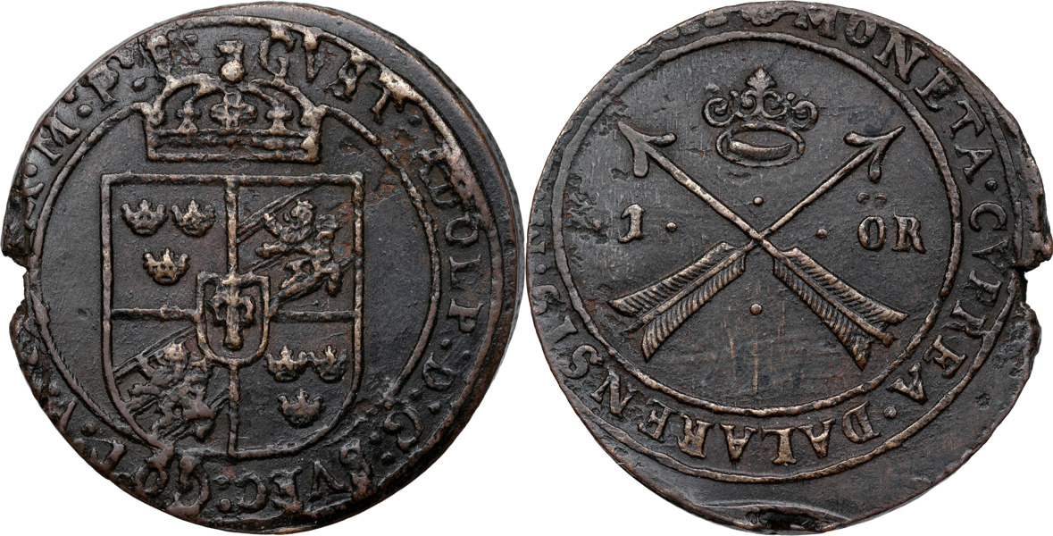 GUSTAV II ADOLF (1611-1632). SÄTER. Svårtytt årtal, möjligen 1631.