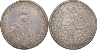 GUSTAV II ADOLF (1611-1632). AUGSBURG. Taler 1632.