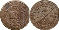 KRISTINA (1632-1654). AVESTA. Öre 1645.