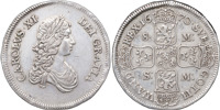 KARL XI (1660-1697). STOCKHOLM. 8 mark 1670.
