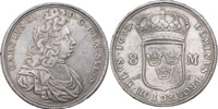 KARL XI (1660-1697). STOCKHOLM. 8 mark 1692.