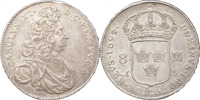 KARL XI (1660-1697). STOCKHOLM. 8 mark 1694.