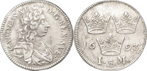 KARL XI (1660-1697). STOCKHOLM. Mark 1693.