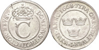 KARL XI (1660-1697). STOCKHOLM. 4 öre 1668.