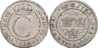 KARL XII (1697-1718). STOCKHOLM. 4 öre 1716.