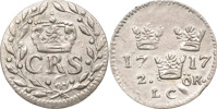 KARL XII (1697-1718). STOCKHOLM. 2 öre 1717.