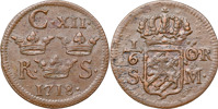 KARL XII (1697-1718). AVESTA. 1/6 öre SM 1718.