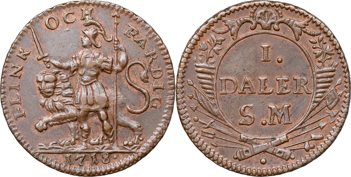KARL XII (1697-1718). STOCKHOLM. Flink & Färdig.