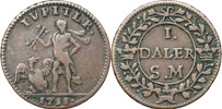 KARL XII (1697-1718). STOCKHOLM. Daler SM 1718.