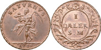 KARL XII (1697-1718). STOCKHOLM. Daler SM 1718.