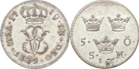 ULRIKA ELEONORA (1718-1720). STOCKHOLM. 5 öre 1719.