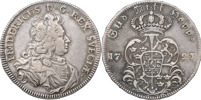 FREDRIK (1720-1751). STOCKHOLM. 1/2 riksdaler 1723.