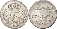 FREDRIK (1720-1751). STOCKHOLM. Öre 1721.