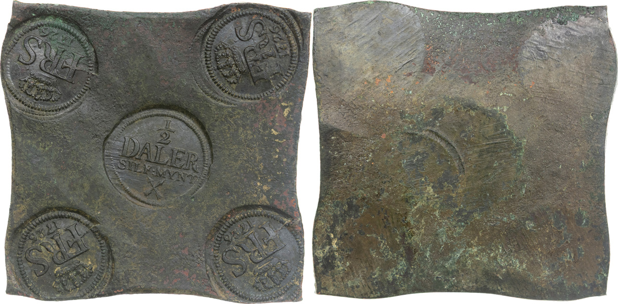 FREDRIK (1720-1751). AVESTA. 1/2 daler SM 1726.