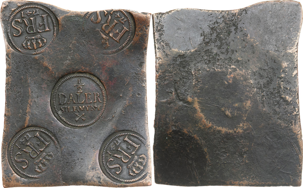 FREDRIK (1720-1751). AVESTA. 1/2 daler SM 1741.