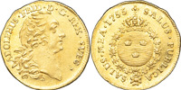 ADOLF FREDRIK (1751-1771). STOCKHOLM. 1/4 dukat 1755.
