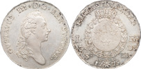 GUSTAV III (1771-1792). STOCKHOLM. Riksdaler / 3 daler SM 1775.