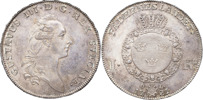 GUSTAV III (1771-1792). STOCKHOLM. Riksdaler 1781.