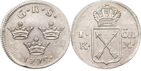 GUSTAV III (1771-1792). AVESTA/STOCKHOLM. Öre KM 1772.