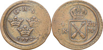 GUSTAV III (1771-1792). AVESTA. Öre KM 1772.