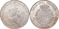 GUSTAV IV ADOLF (1792-1809). STOCKHOLM. Riksdaler 1795.