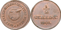 GUSTAV IV ADOLF (1792-1809). AVESTA. 1/2 skilling riksgälds 1801.