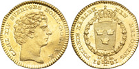 KARL XIV JOHAN (1818-1844). STOCKHOLM. Dukat 1821.