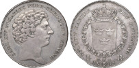 KARL XIV JOHAN (1818-1844). STOCKHOLM. Riksdaler 1818.