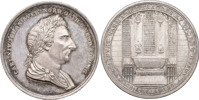 KARL XIV JOHAN (1818-1844). STOCKHOLM. Minnespenning (utkastad) till kungens begravning 1844.