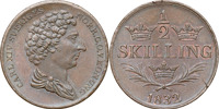 KARL XIV JOHAN (1818-1844). STOCKHOLM. 1/2 skilling 1832.