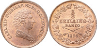KARL XIV JOHAN (1818-1844). STOCKHOLM. 2/3 skilling banco 1836.