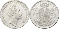 OSKAR I (1844-1859). 1/2 riksdaler specie 1845.