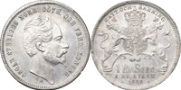 OSKAR I (1844-1859). 4 riksdaler riksmynt 1856. 1855 års bild.