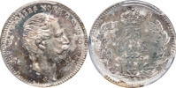 OSKAR I (1844-1859). 25 öre 1855.