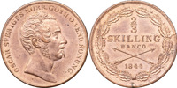 OSKAR I (1844-1859). 2/3 skilling banco 1844.